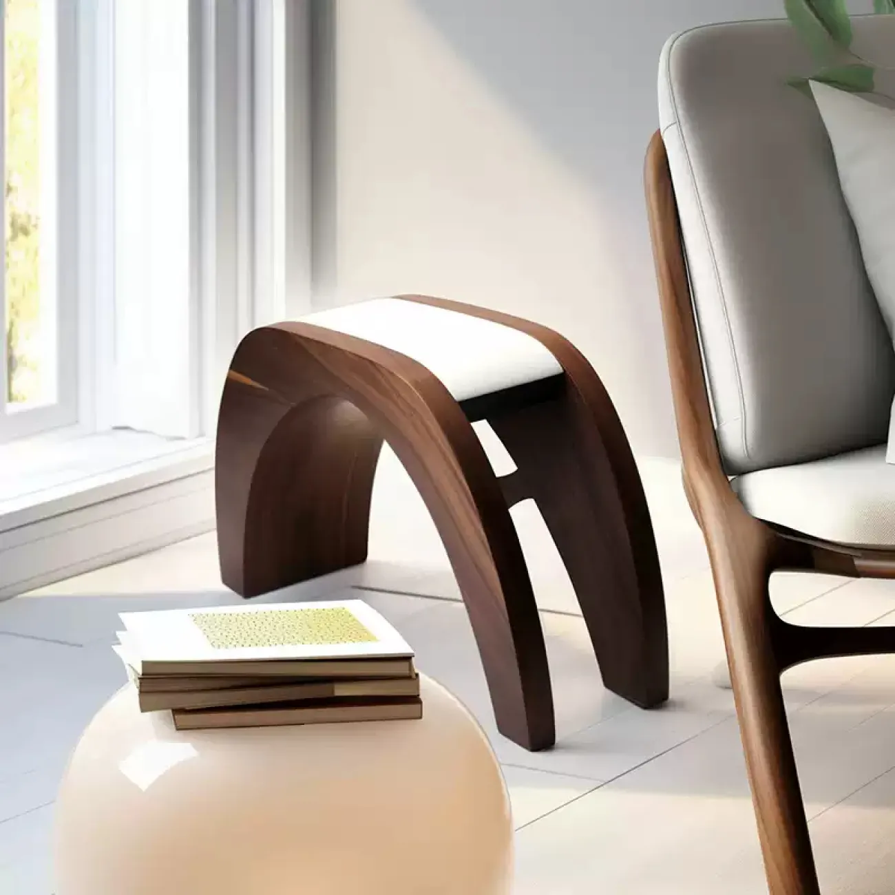 Оригинальный табурет Minicum ручной работы из дерева TB39633-32