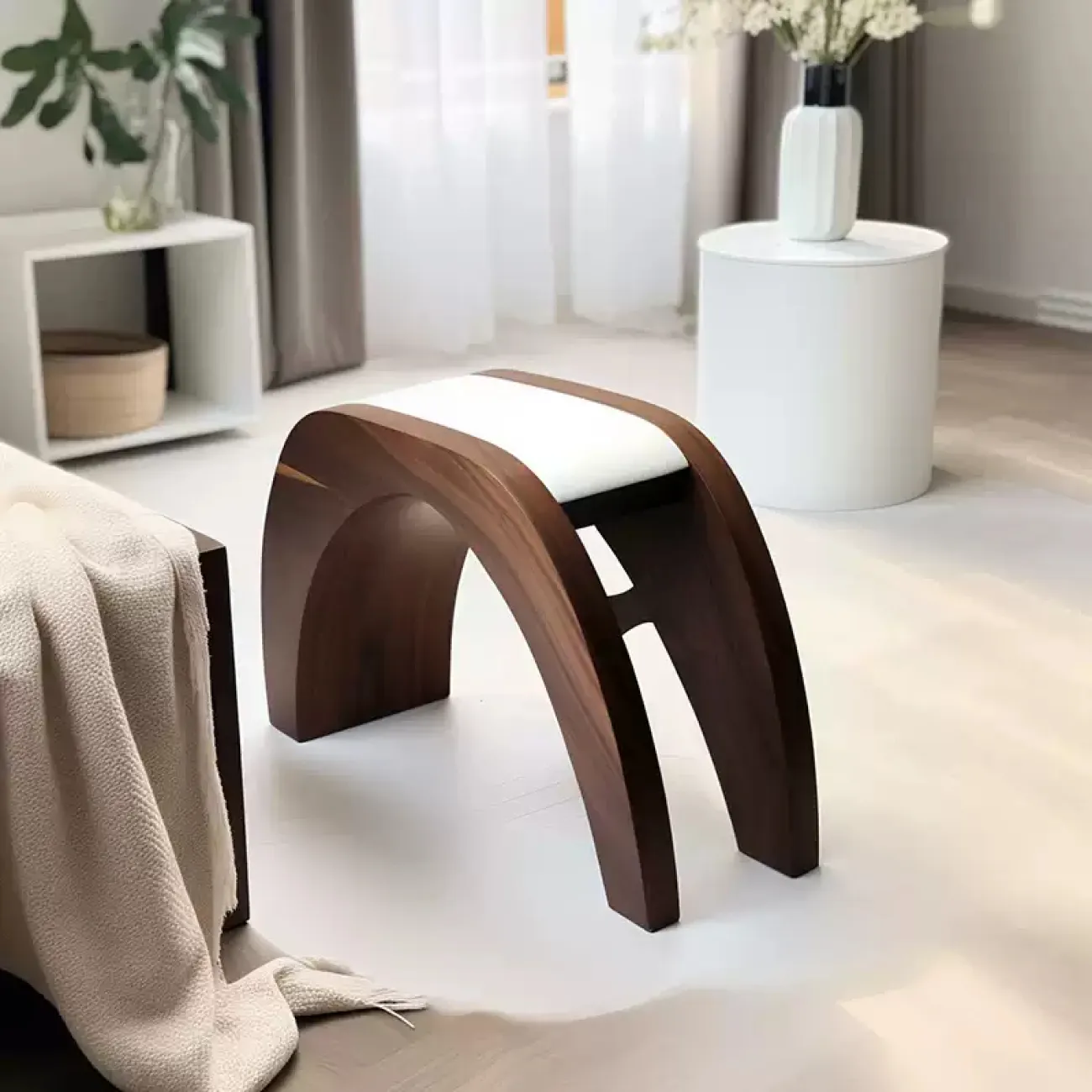 Оригинальный табурет Minicum ручной работы из дерева TB39633-32