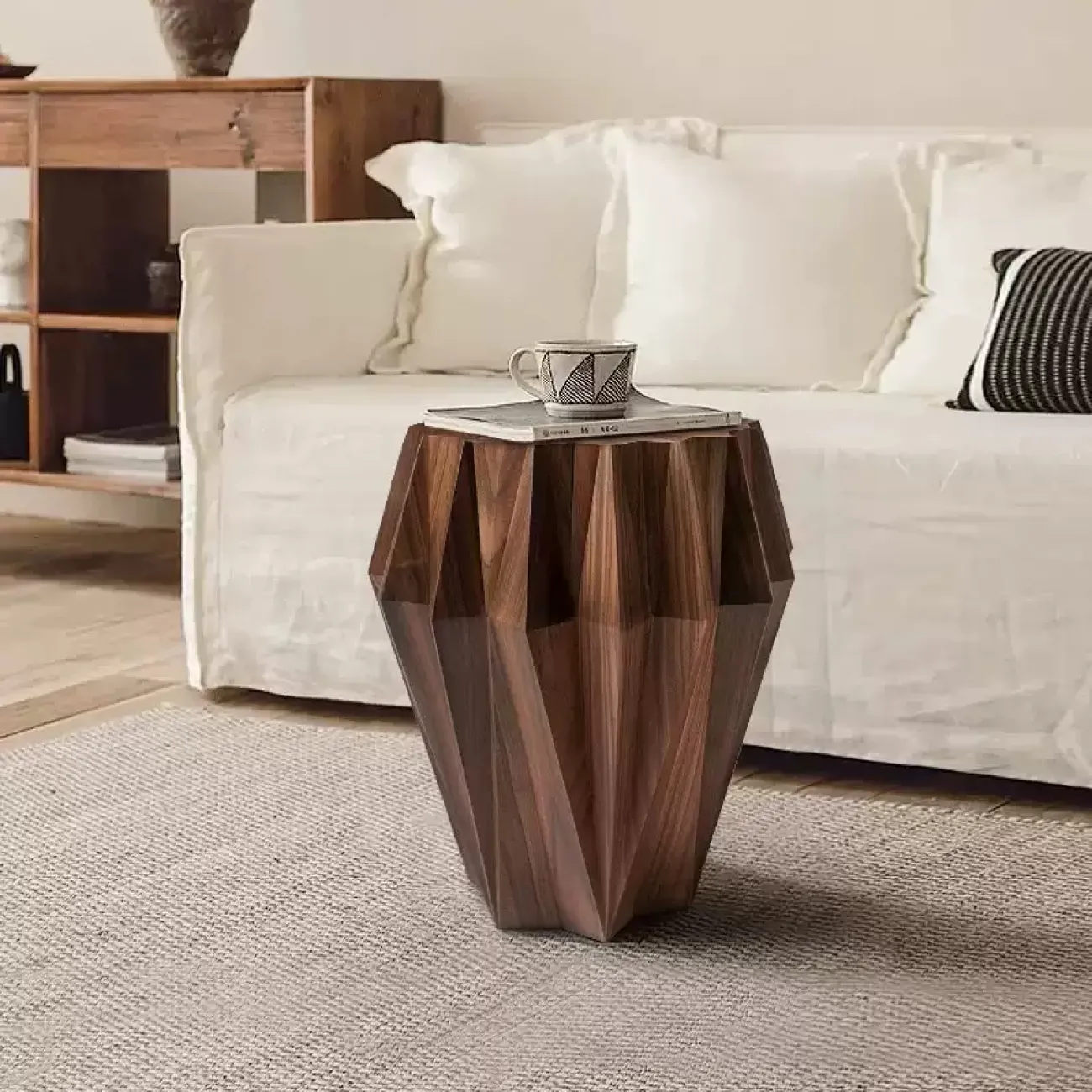 Многогранный журнальный столик Minicum из дерева jS39636-32