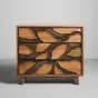 Роскошный резной комод "Листья" Minicum ручной работы из дерева KD39637-32