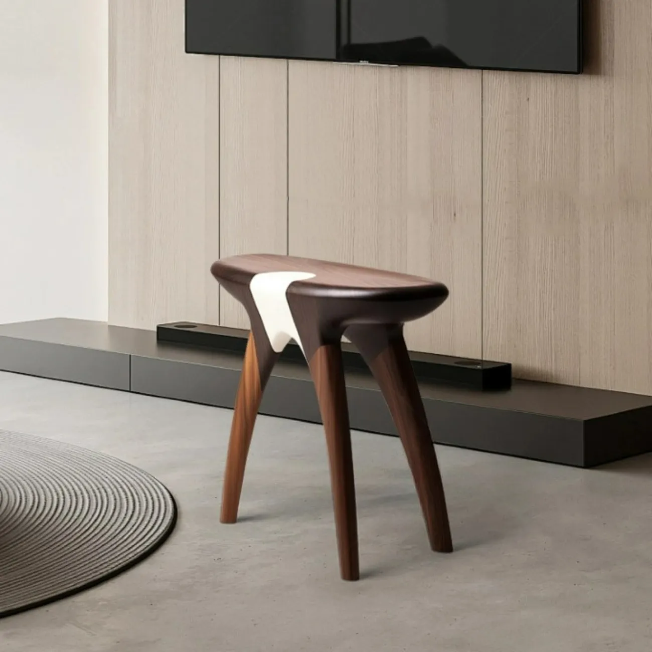 Оригинальный табурет Minicum ручной работы из дерева TB39638-32