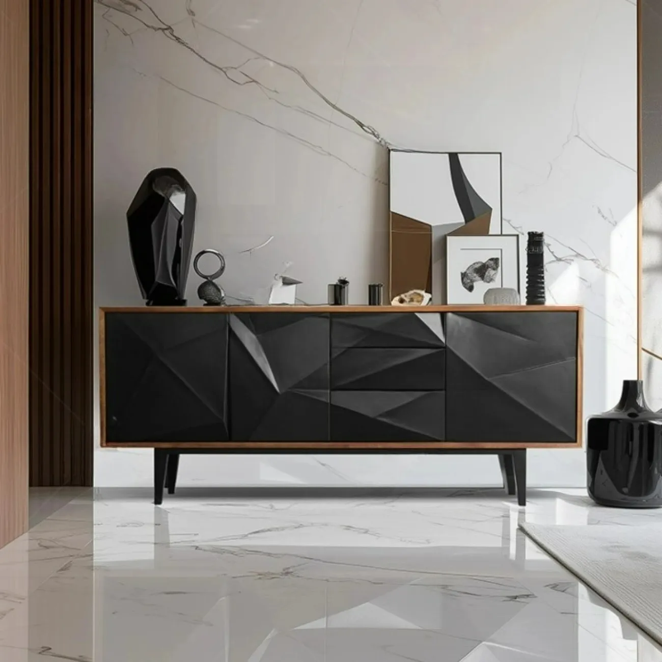 Роскошный резной комод Minicum ручной работы из дерева KD39643-32