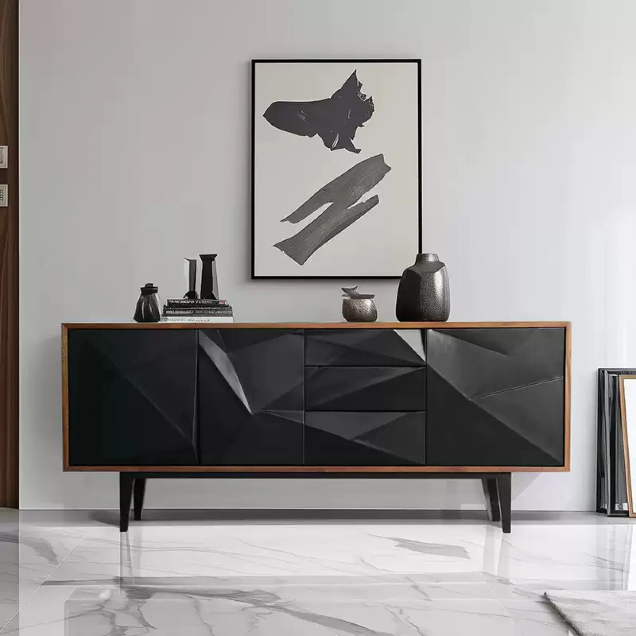 Роскошный резной комод Minicum ручной работы из дерева KD39643-32