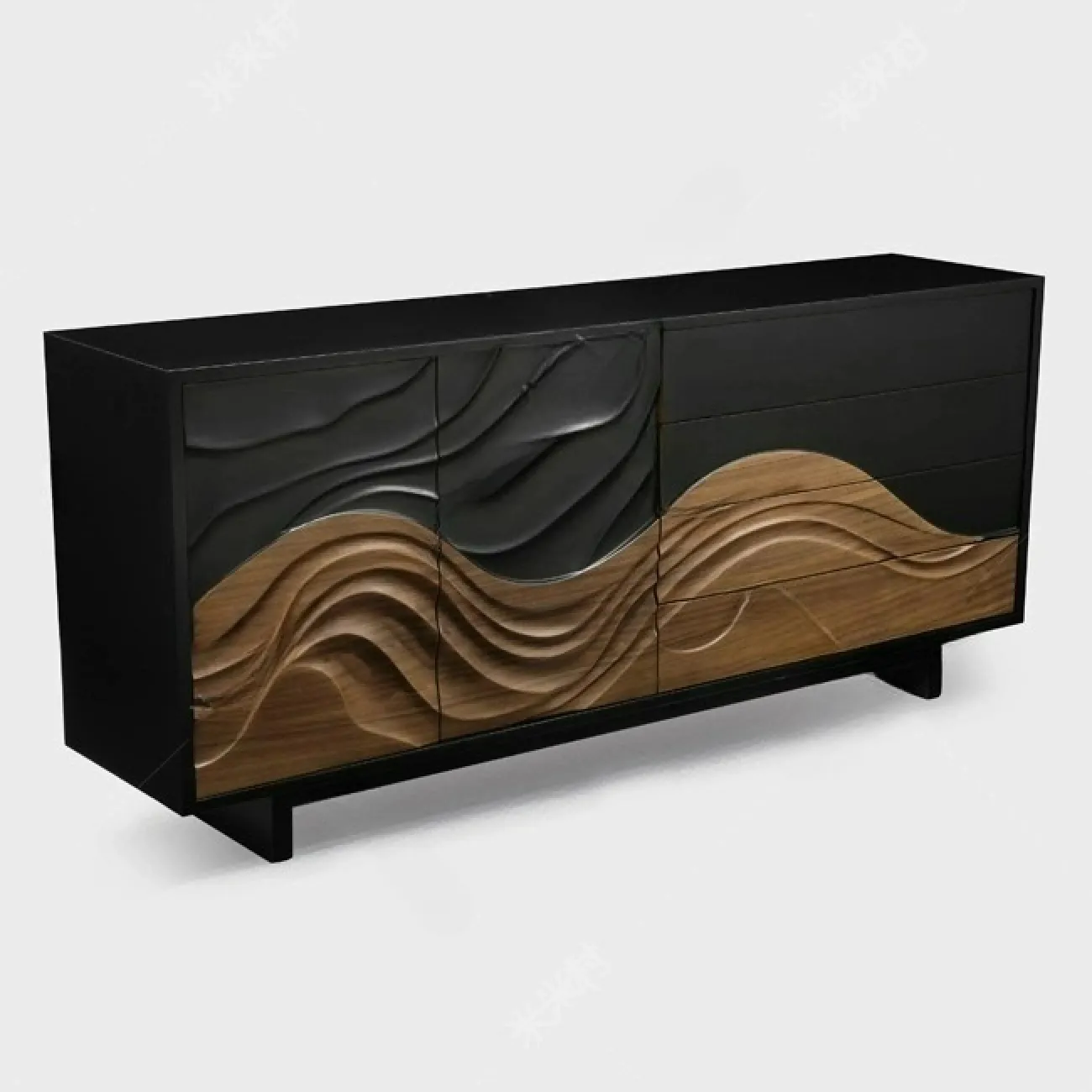 Роскошный резной комод Minicum ручной работы из дерева KD39648-32