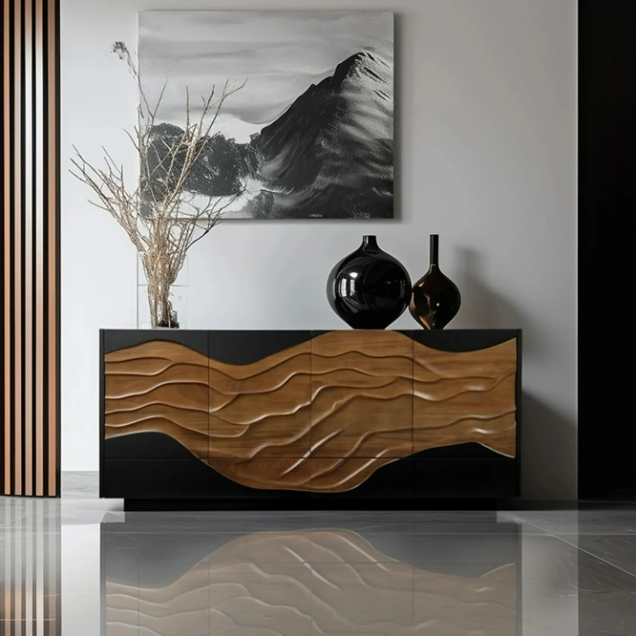 Роскошный резной комод Minicum ручной работы из дерева KD39650-32