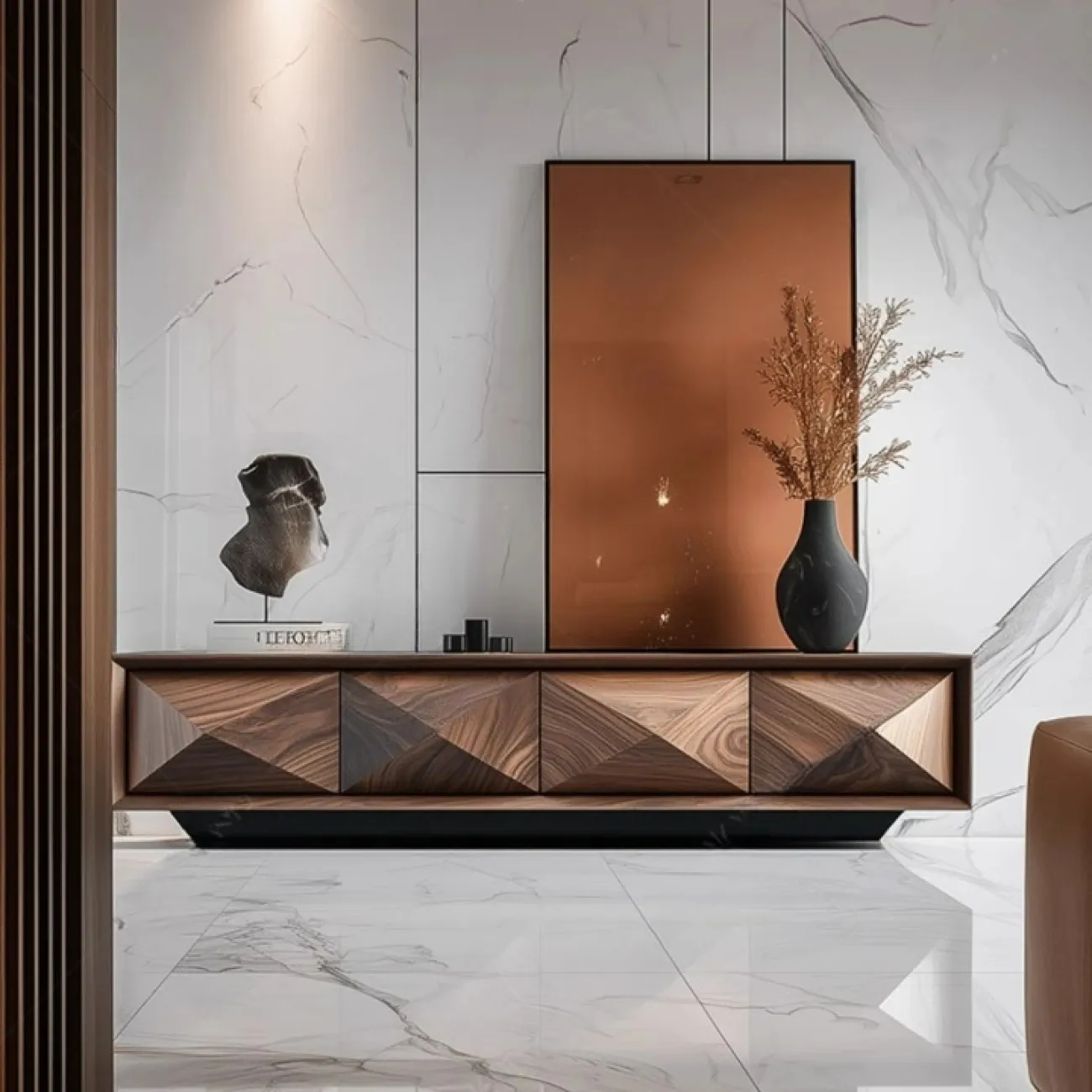 Оригинальная тумба под телевизор Minicum из дерева TB39652-32