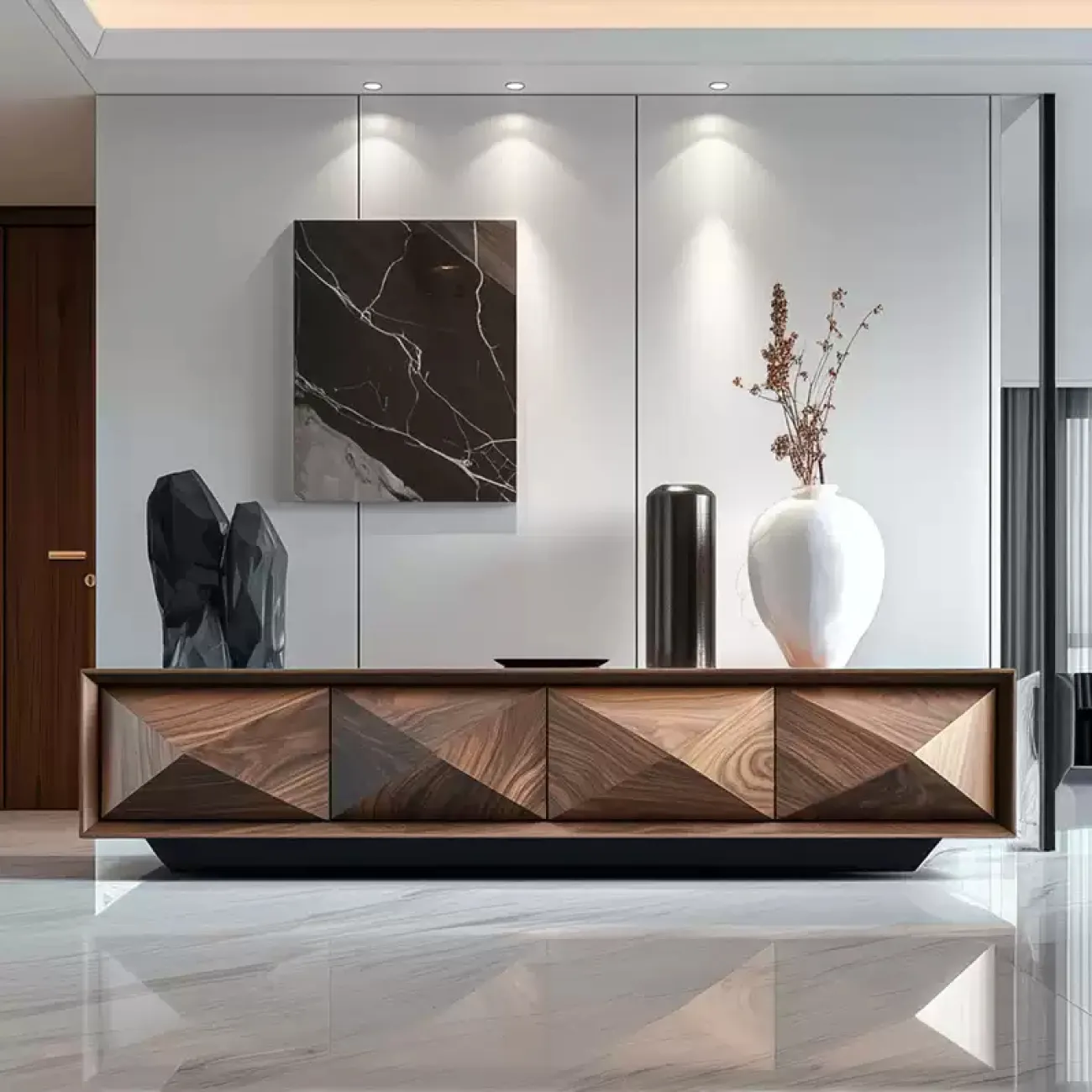 Оригинальная тумба под телевизор Minicum из дерева TB39652-32