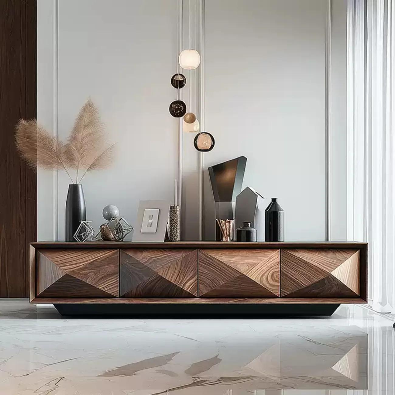 Оригинальная тумба под телевизор Minicum из дерева TB39652-32