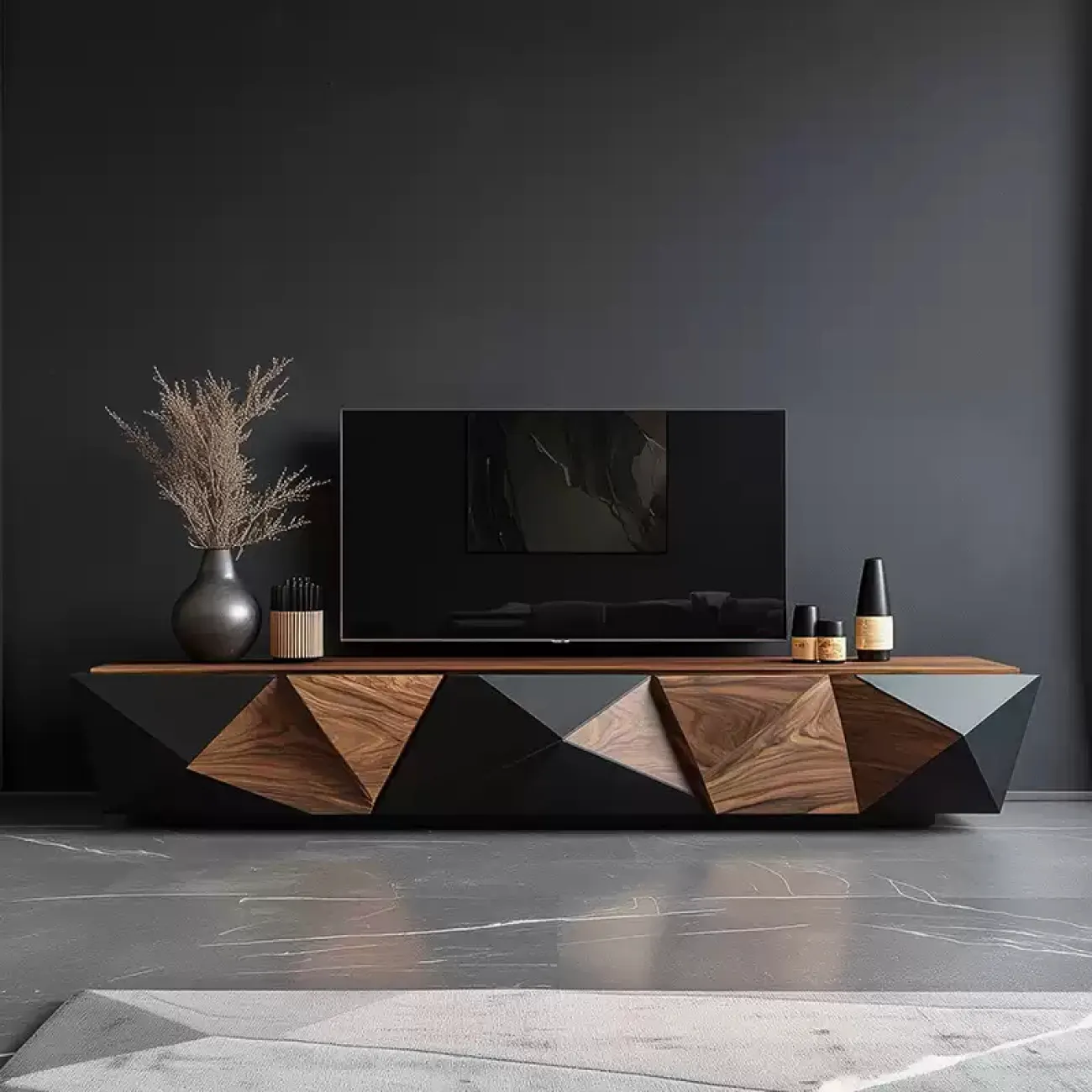 Оригинальная тумба под телевизор Minicum из дерева TB39654-32