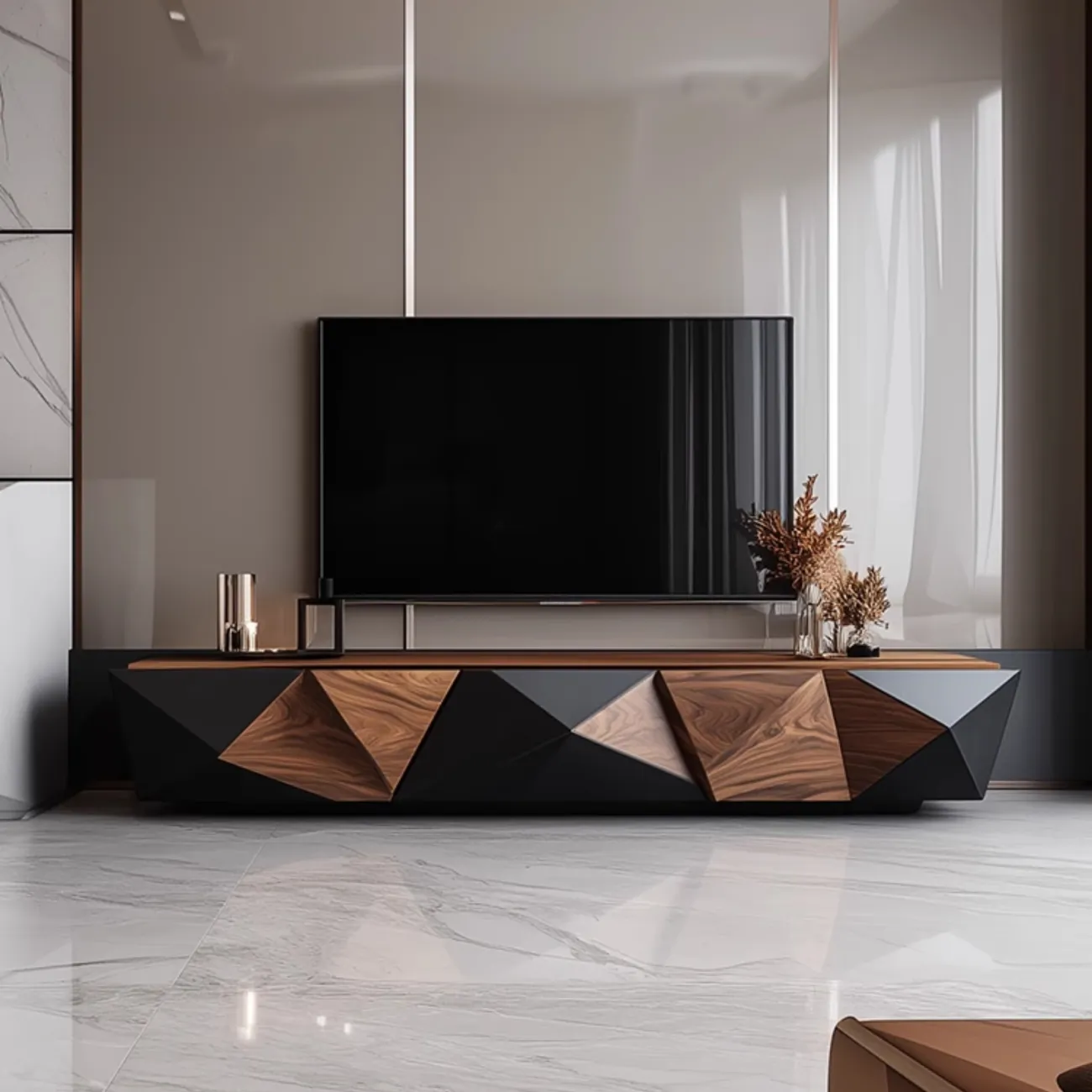 Оригинальная тумба под телевизор Minicum из дерева TB39654-32