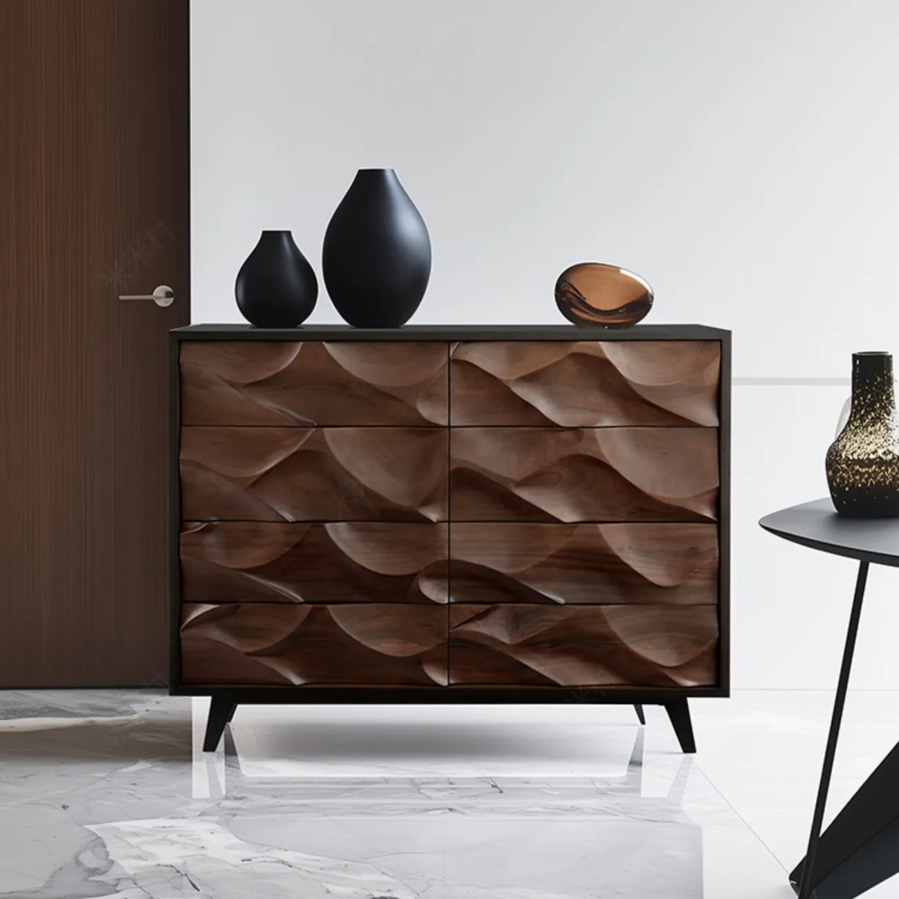 Роскошный резной комод Minicum ручной работы из дерева KD39655-32