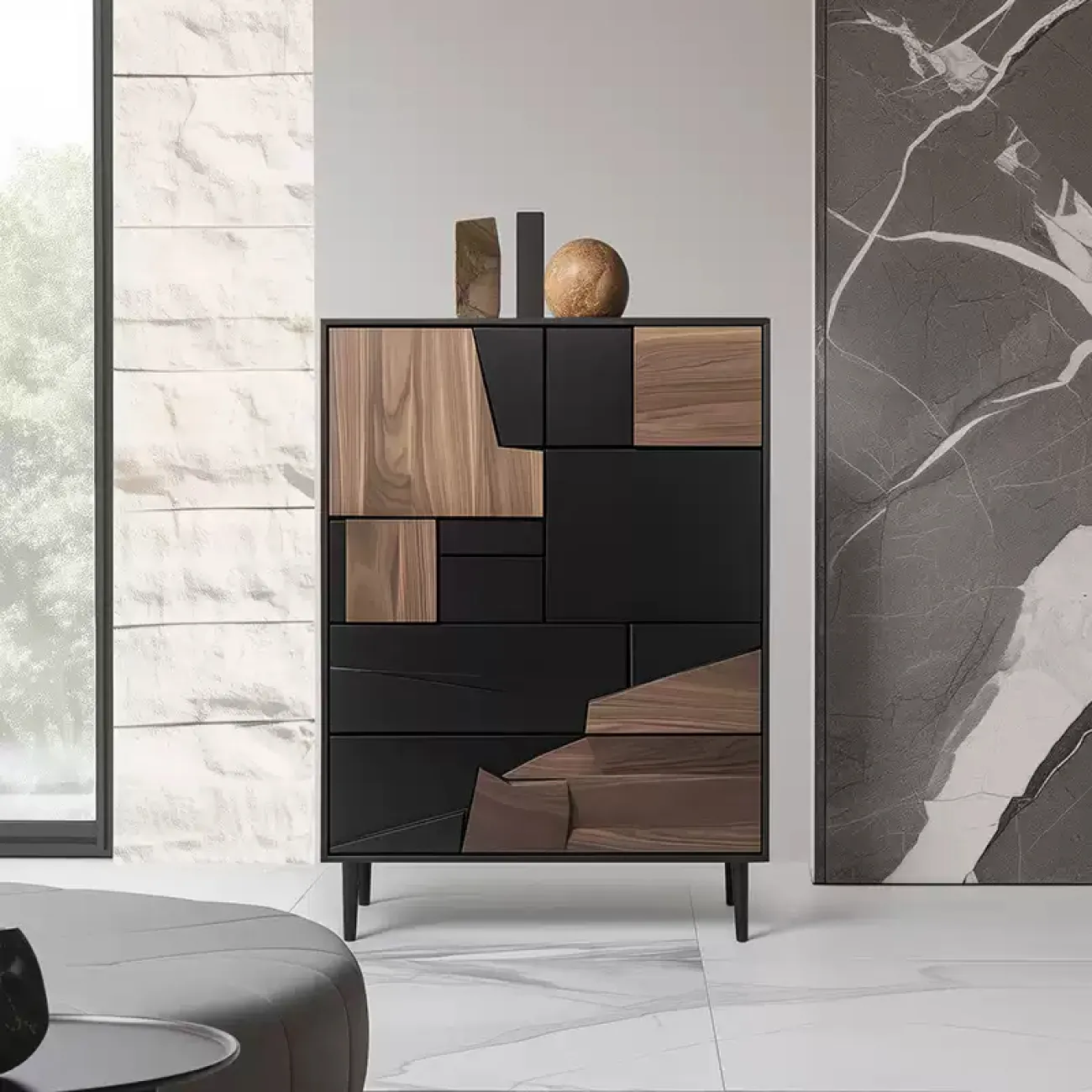 Оригинальный шкаф Minicum из дерева SH39656-32 Оригинальный шкаф Minicum из дерева SH39656-32