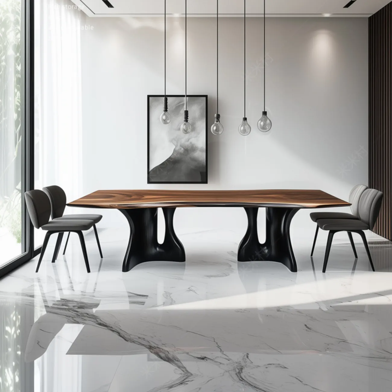 Роскошный обеденный стол Minicum ручной работы из дерева OS39657-32