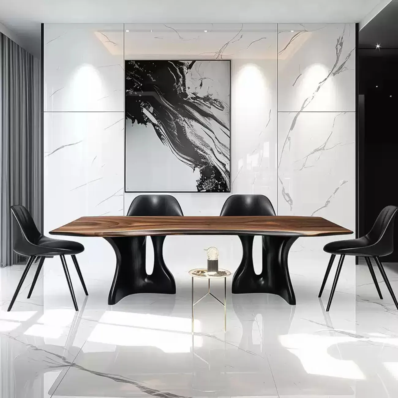 Роскошный обеденный стол Minicum ручной работы из дерева OS39657-32