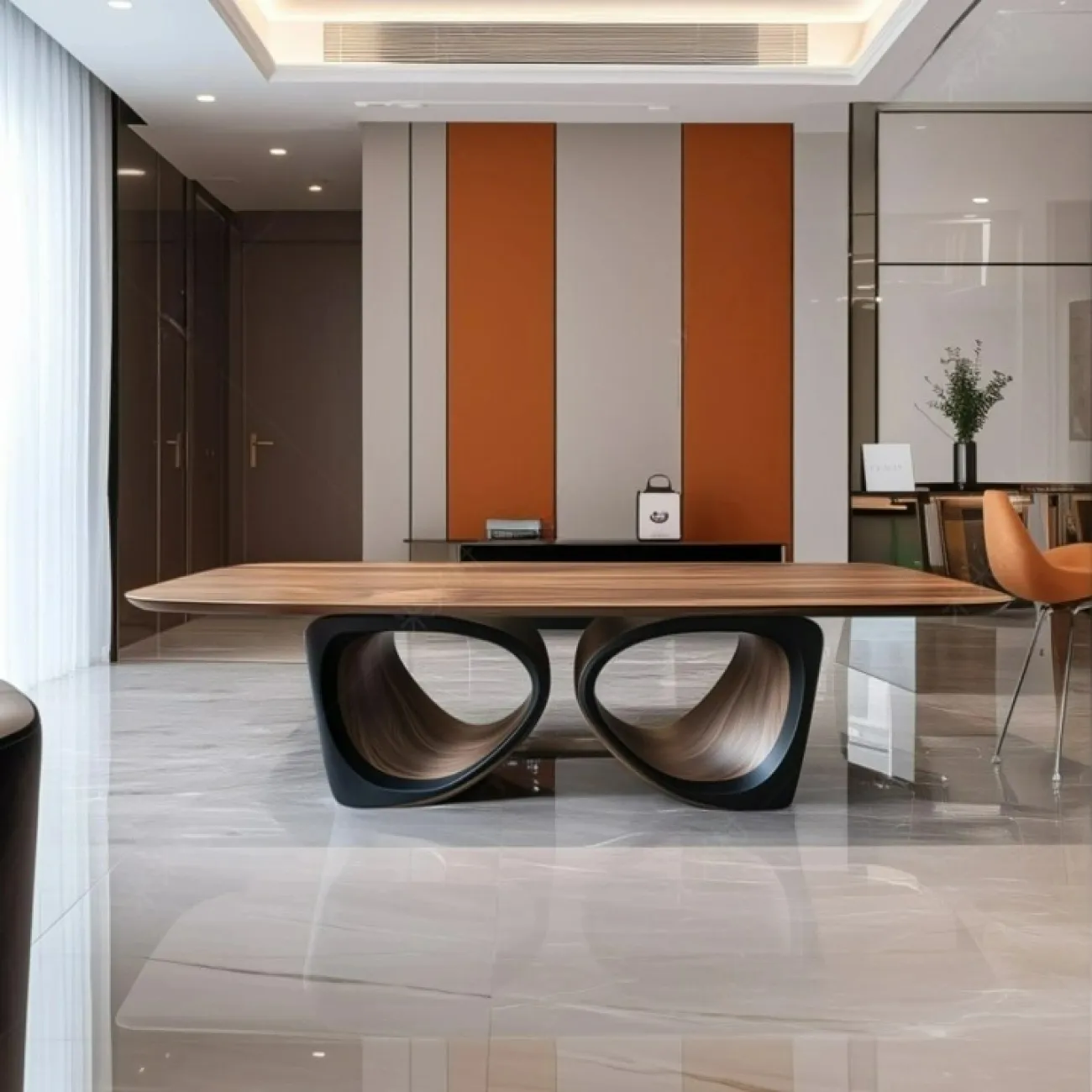 Роскошный обеденный стол Minicum ручной работы из дерева OS39663-32 Роскошный обеденный стол Minicum ручной работы из дерева OS39663-32