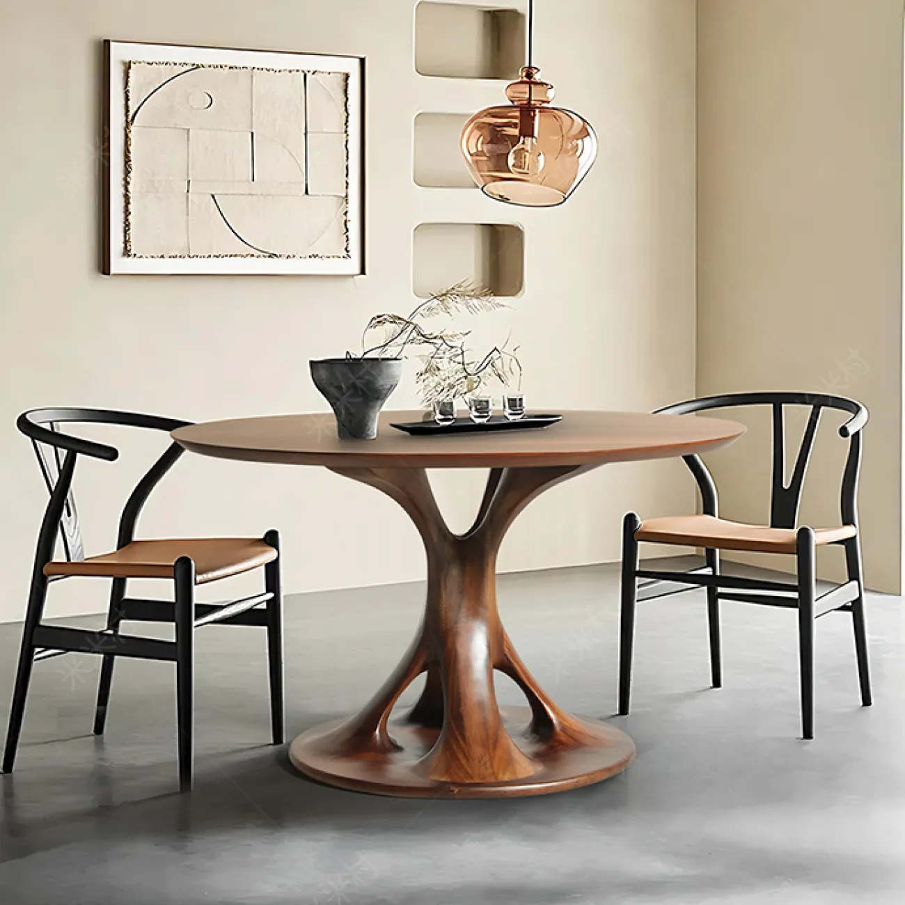 Роскошный обеденный стол Minicum ручной работы из дерева OS39667-32