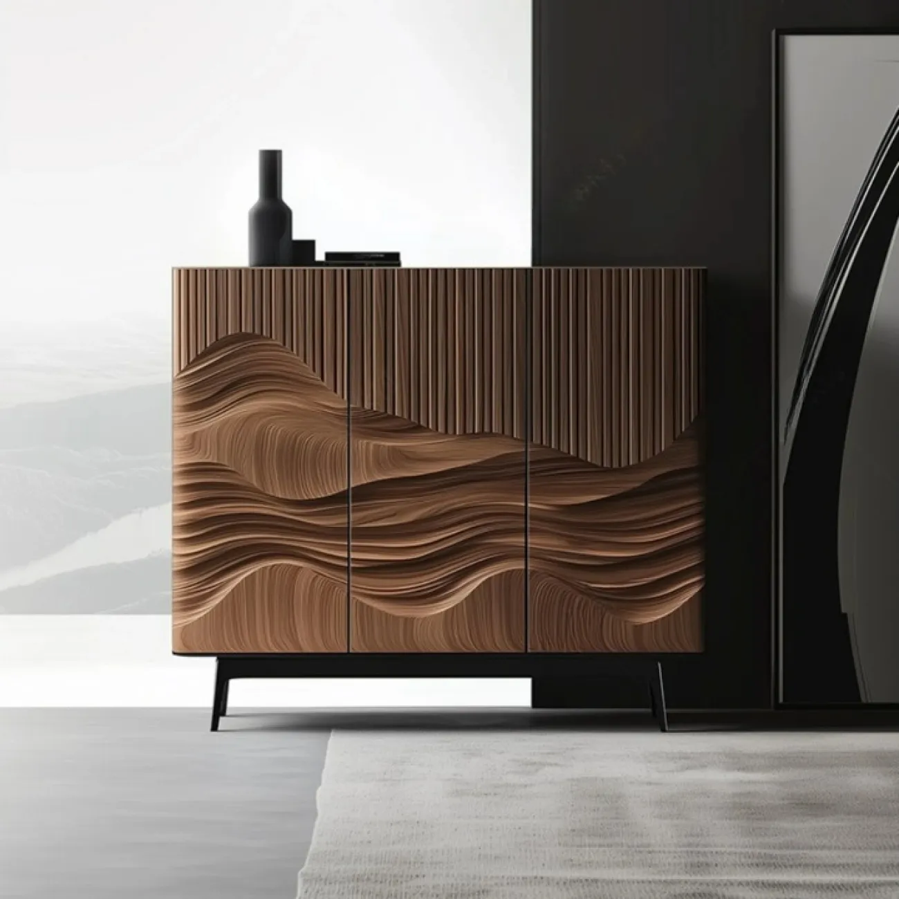 Роскошный резной комод Minicum ручной работы из дерева KD39670-32