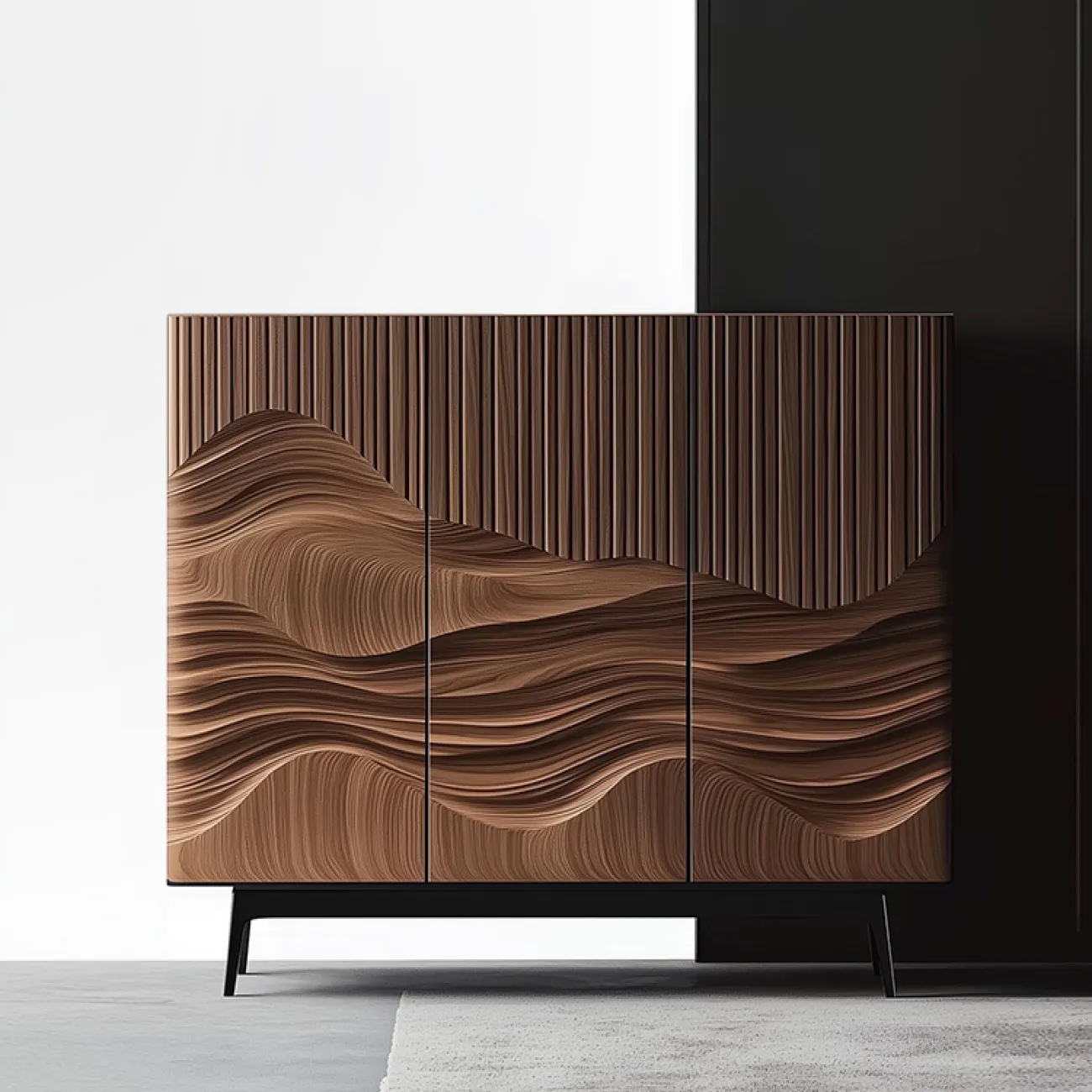 Роскошный резной комод Minicum ручной работы из дерева KD39670-32