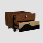 Красивая прикроватная тумба Minicum из дерева грецкого ореха PT39672-32