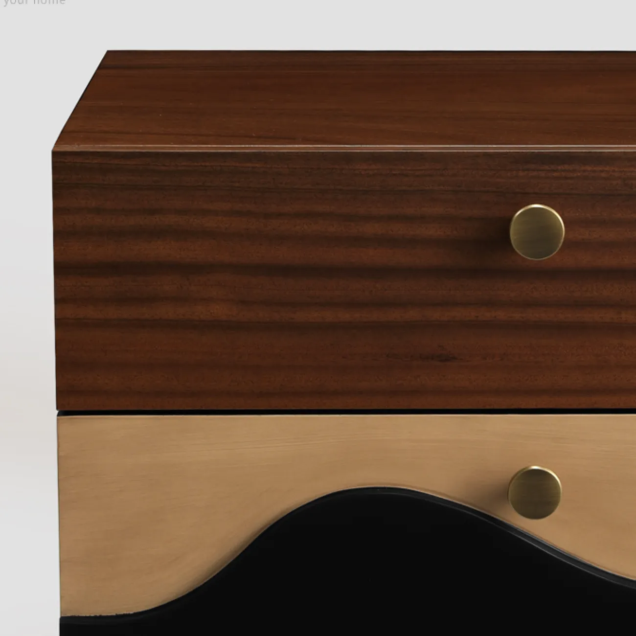 Красивая прикроватная тумба Minicum из дерева грецкого ореха PT39672-32 Красивая прикроватная тумба Minicum из дерева грецкого ореха PT39672-32