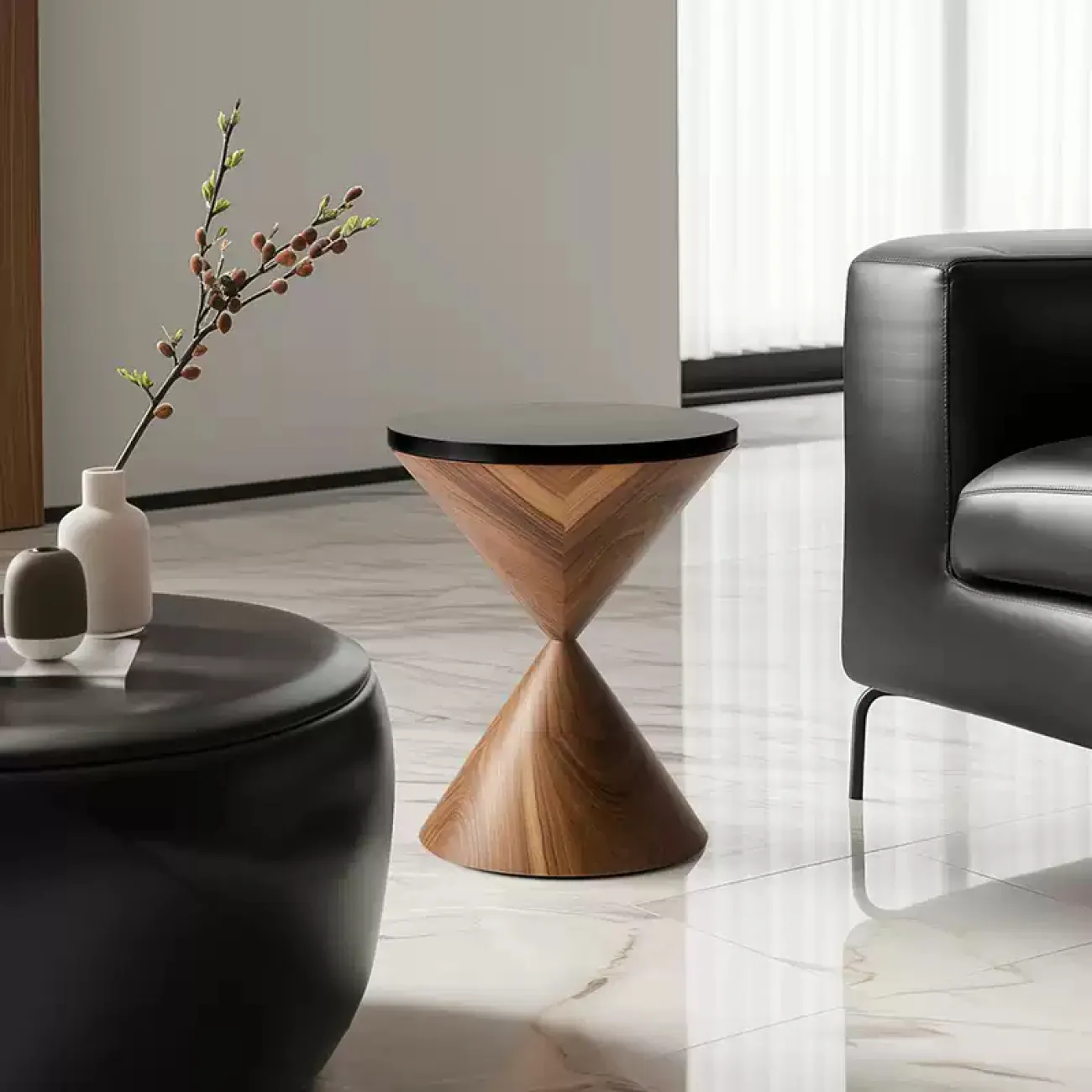 Оригинальный журнальный стол Minicum из дерева JS39676-32