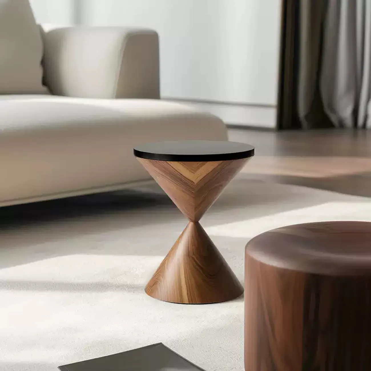 Оригинальный журнальный стол Minicum из дерева JS39676-32