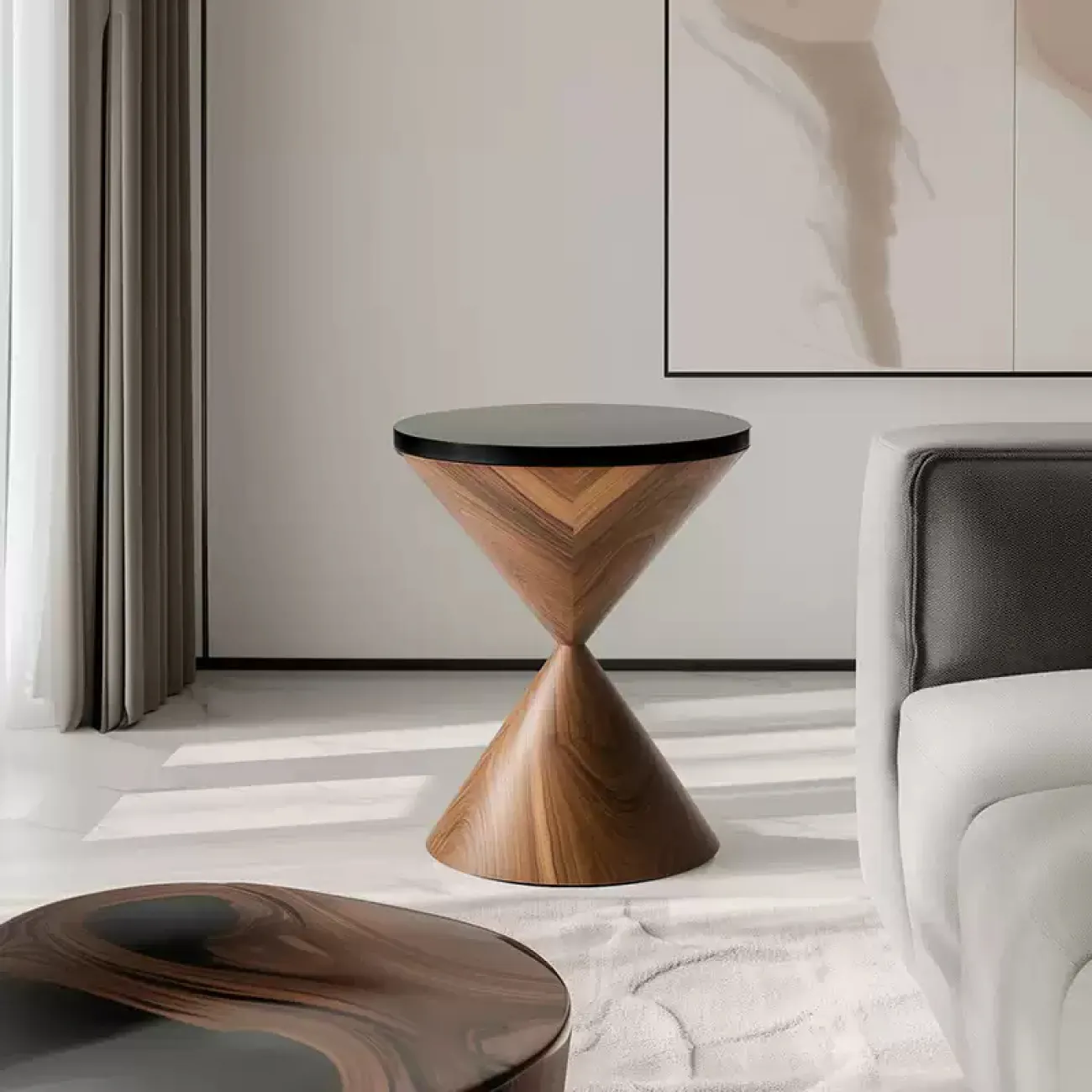 Оригинальный журнальный стол Minicum из дерева JS39676-32