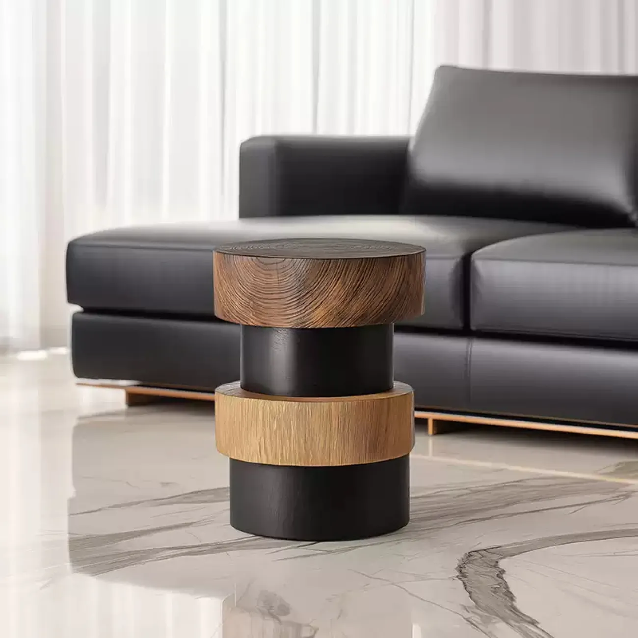 Оригинальный журнальный стол Minicum из дерева JS39677-32