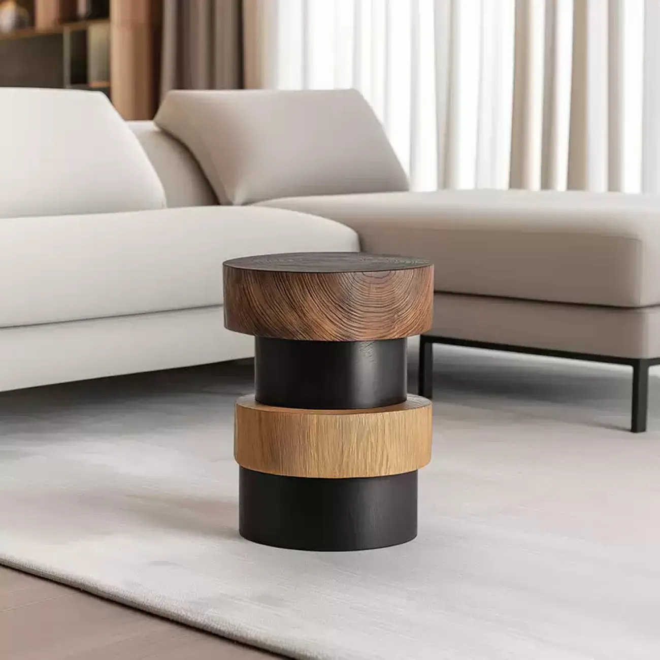 Оригинальный журнальный стол Minicum из дерева JS39677-32