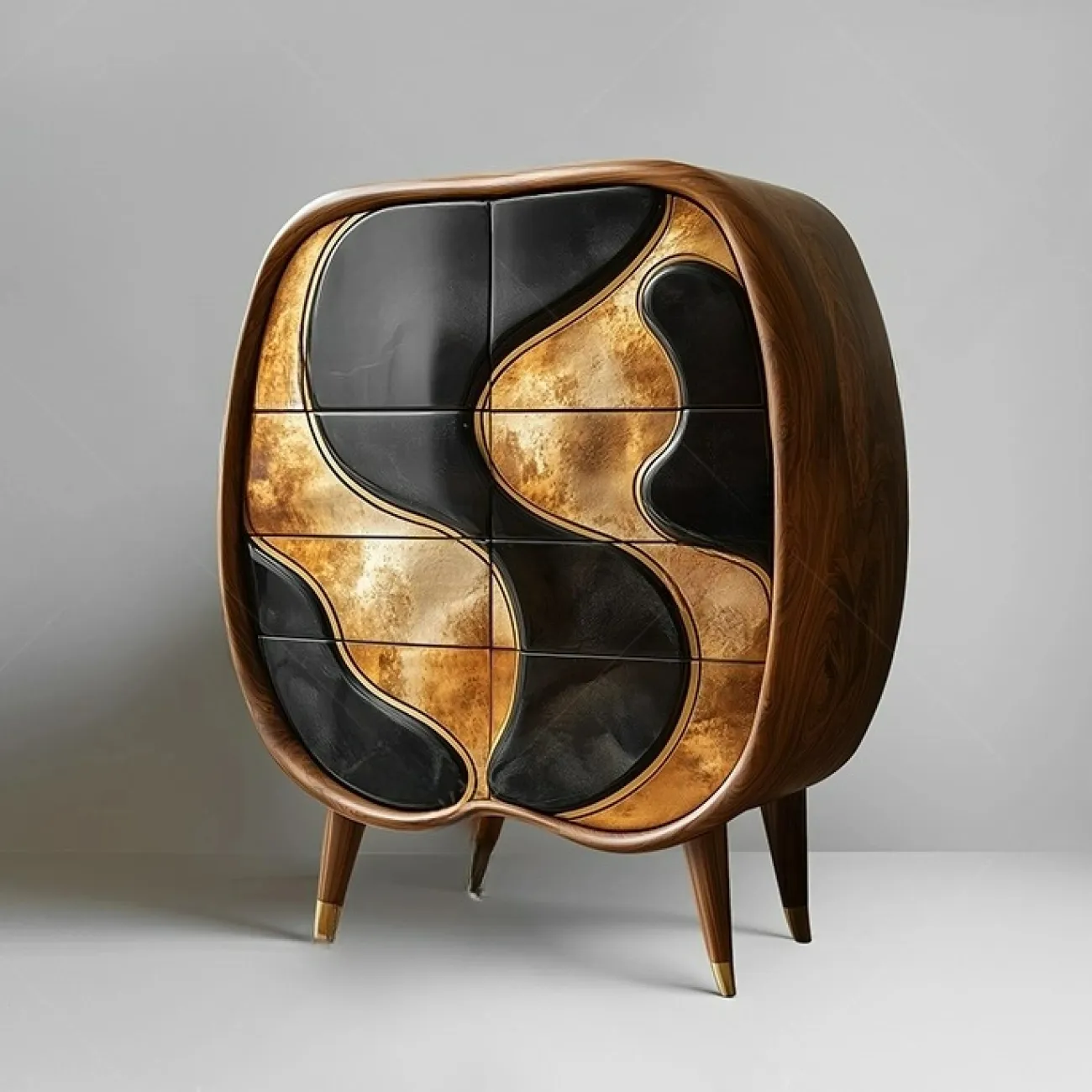 Роскошный резной комод Minicum ручной работы из дерева KD39679-32 Роскошный резной комод Minicum ручной работы из дерева KD39679-32