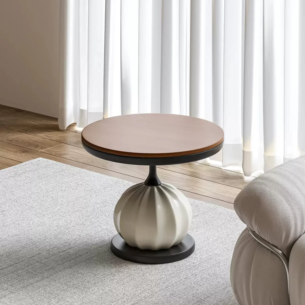 Элегантный журнальный стол Minicum из дерева и металла JS39687-32