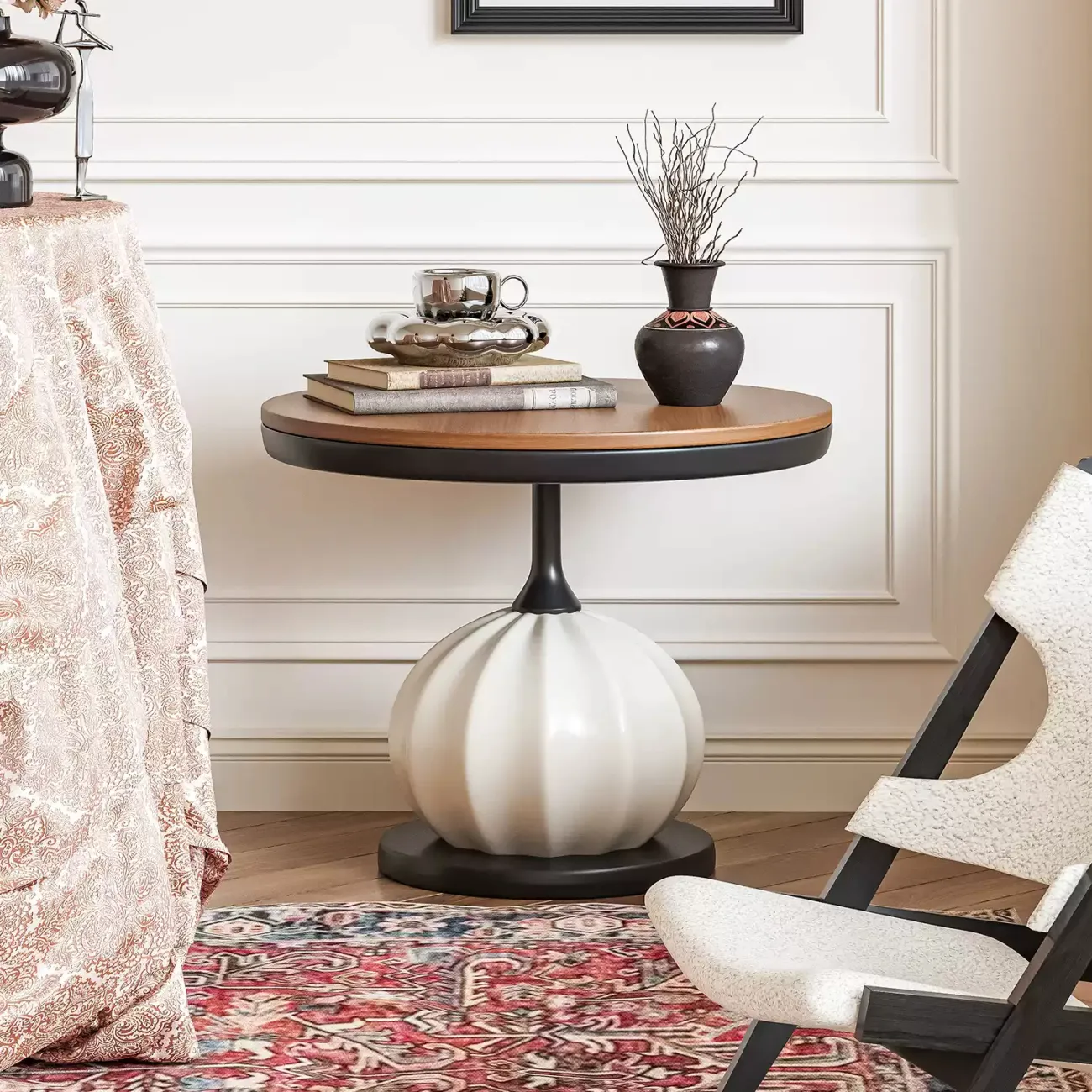 Элегантный журнальный стол Minicum из дерева и металла JS39687-32