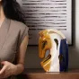 Лаконичная скульптура "Лошадь" от Qiekoo из керамики SK38992-32