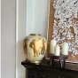 Роскошная настольная ваза Qiekoo из керамики с позолотой VZ39690-32
