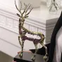 Роскошное настольное украшение от Qiekoo из аметиста с мраморной подставкой SK39691-32