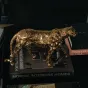 Грациозная статуэтка "Золотой гепард" от Qiekoo из смолы SK39698-32