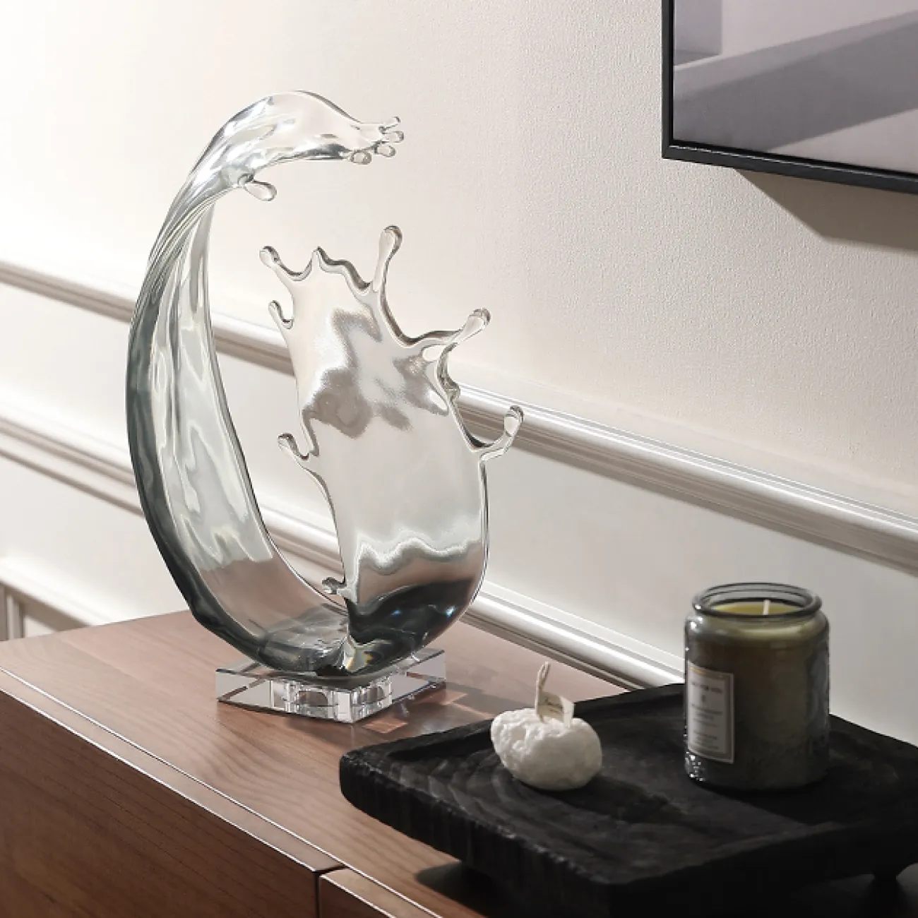 Оригинальная статуэтка "Волна" от Qiekoo из смолы ST39700-32