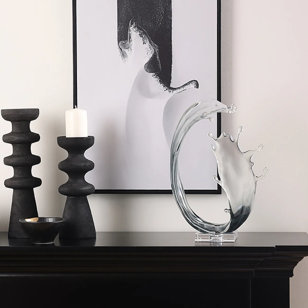 Оригинальная статуэтка "Волна" от Qiekoo из смолы ST39700-32