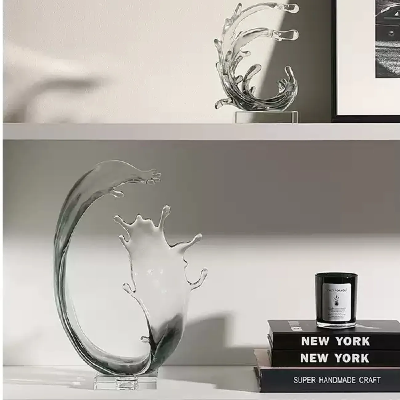 Оригинальная статуэтка "Волна" от Qiekoo из смолы ST39700-32