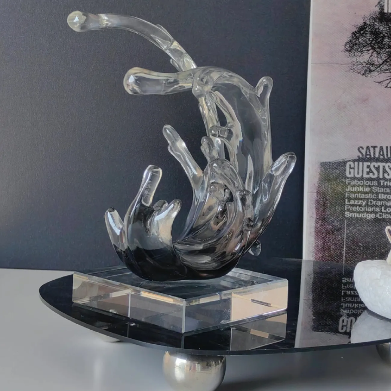 Оригинальная статуэтка "Волна" от Qiekoo из смолы ST39700-32