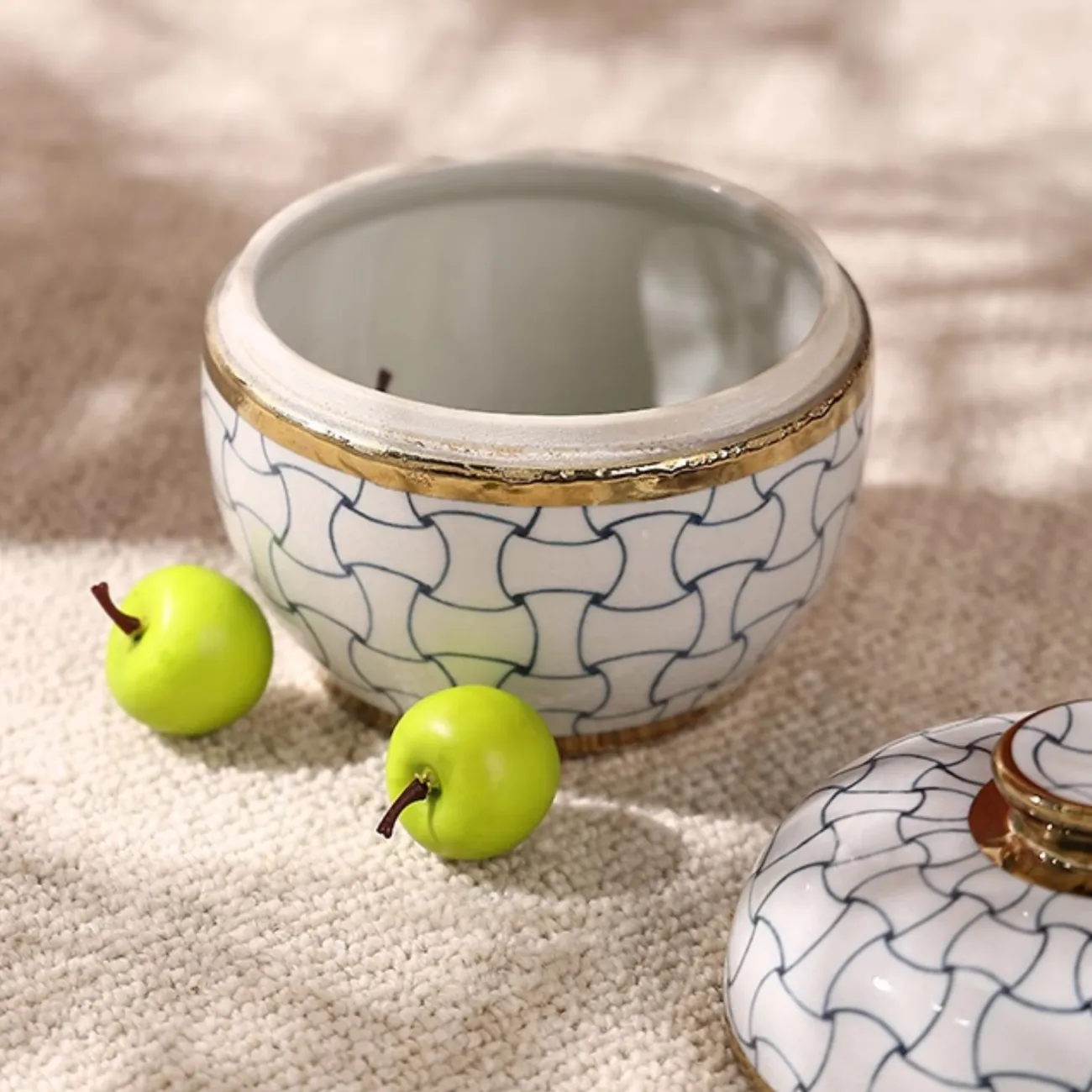 Изящная шкатулка Qiekoo из керамики SH39701-32