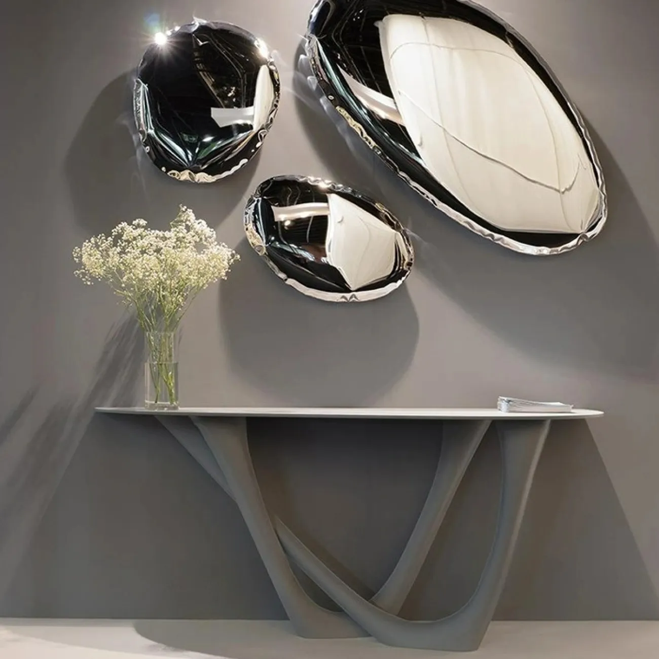 Стильный приставной столик Mozuo из металла и мрамора PS39702-32 Стильный приставной столик Mozuo из металла и мрамора PS39702-32