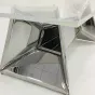 Большой обеденный стол Mozuo из стали, акрила и травертина OS39703-32