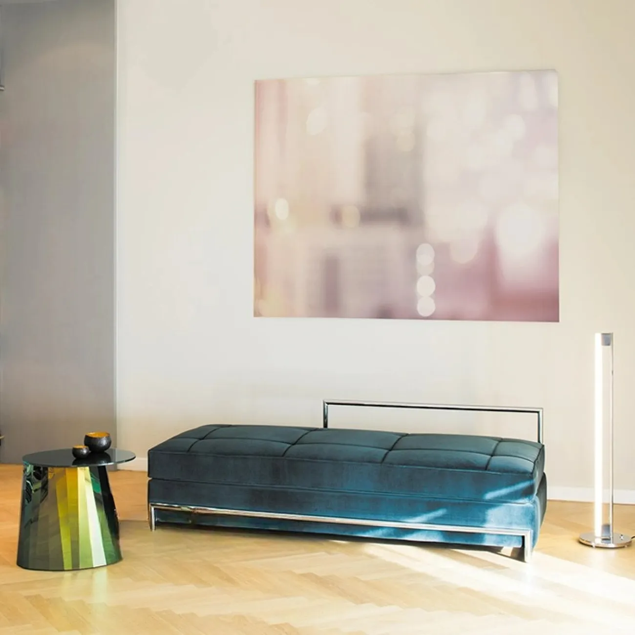 Элегантный журнальный столик Mozuo из стекла и стали JS39709-32