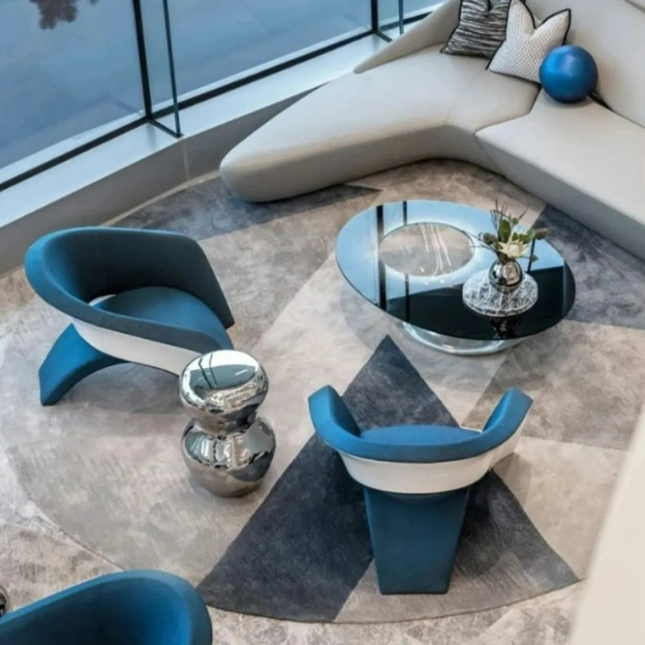 Стильное кресло-шезлонг Mozuo от LaLume с кожаной обивкой KR39714-32