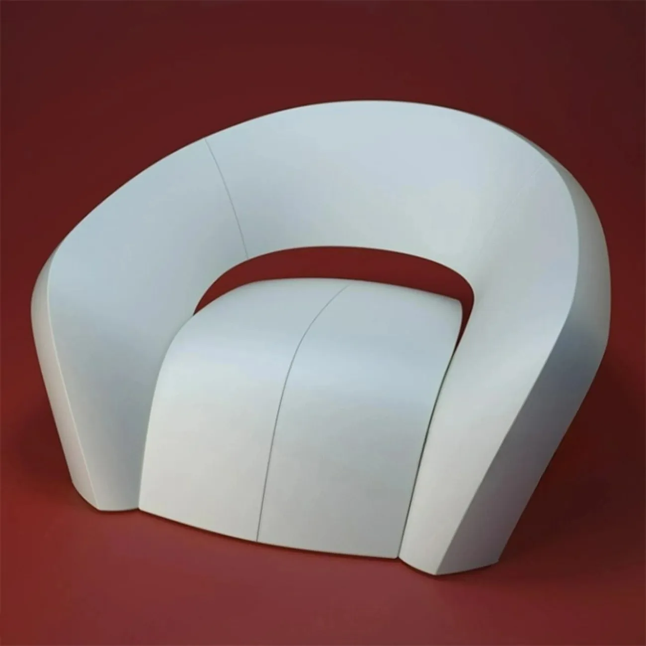 Стильное кресло-шезлонг Mozuo от LaLume с кожаной обивкой KR39714-32