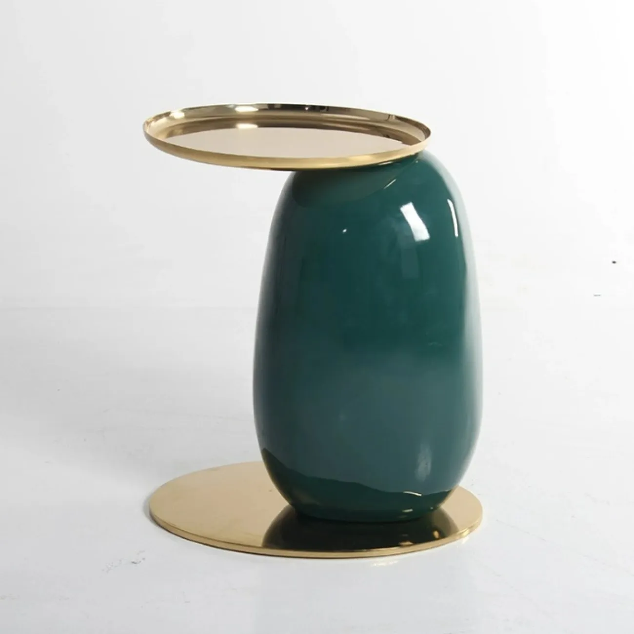 Элегантный журнальный столик Mozuo из дерева и стали JS39715-32