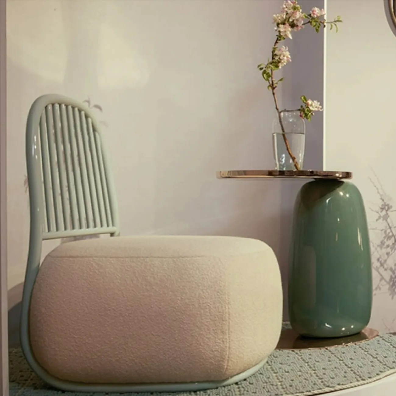 Элегантный журнальный столик Mozuo из дерева и стали JS39715-32