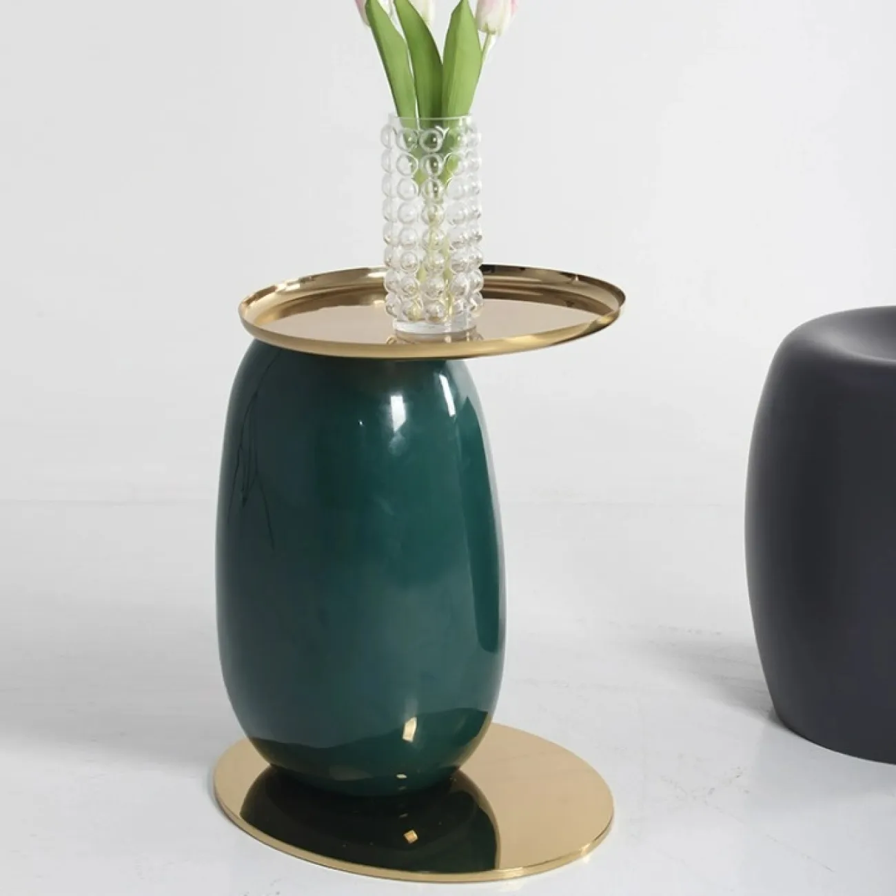 Элегантный журнальный столик Mozuo из дерева и стали JS39715-32