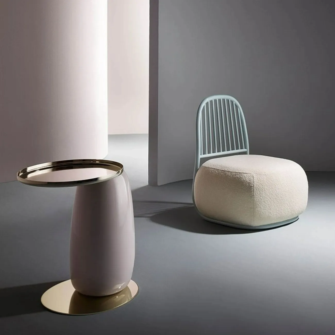 Элегантный журнальный столик Mozuo из дерева и стали JS39715-32